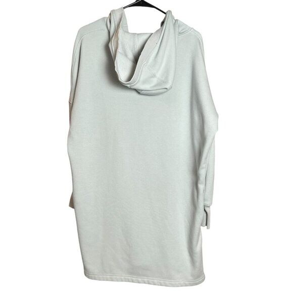 Mono B Sweater Womens Small/Medium Blue Cardigan Hooded Open Front Longline - Picture 7 of 10